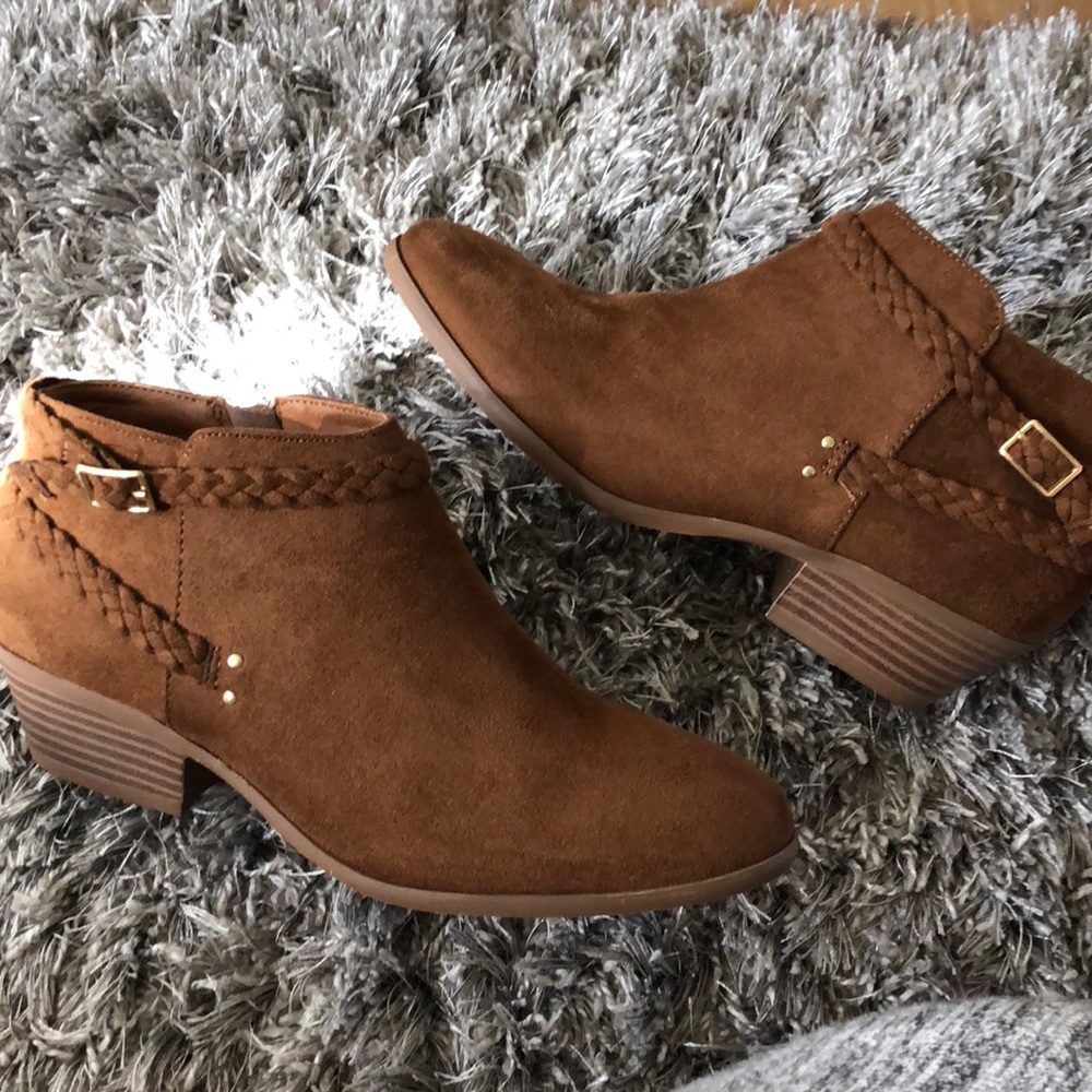 Brown booties